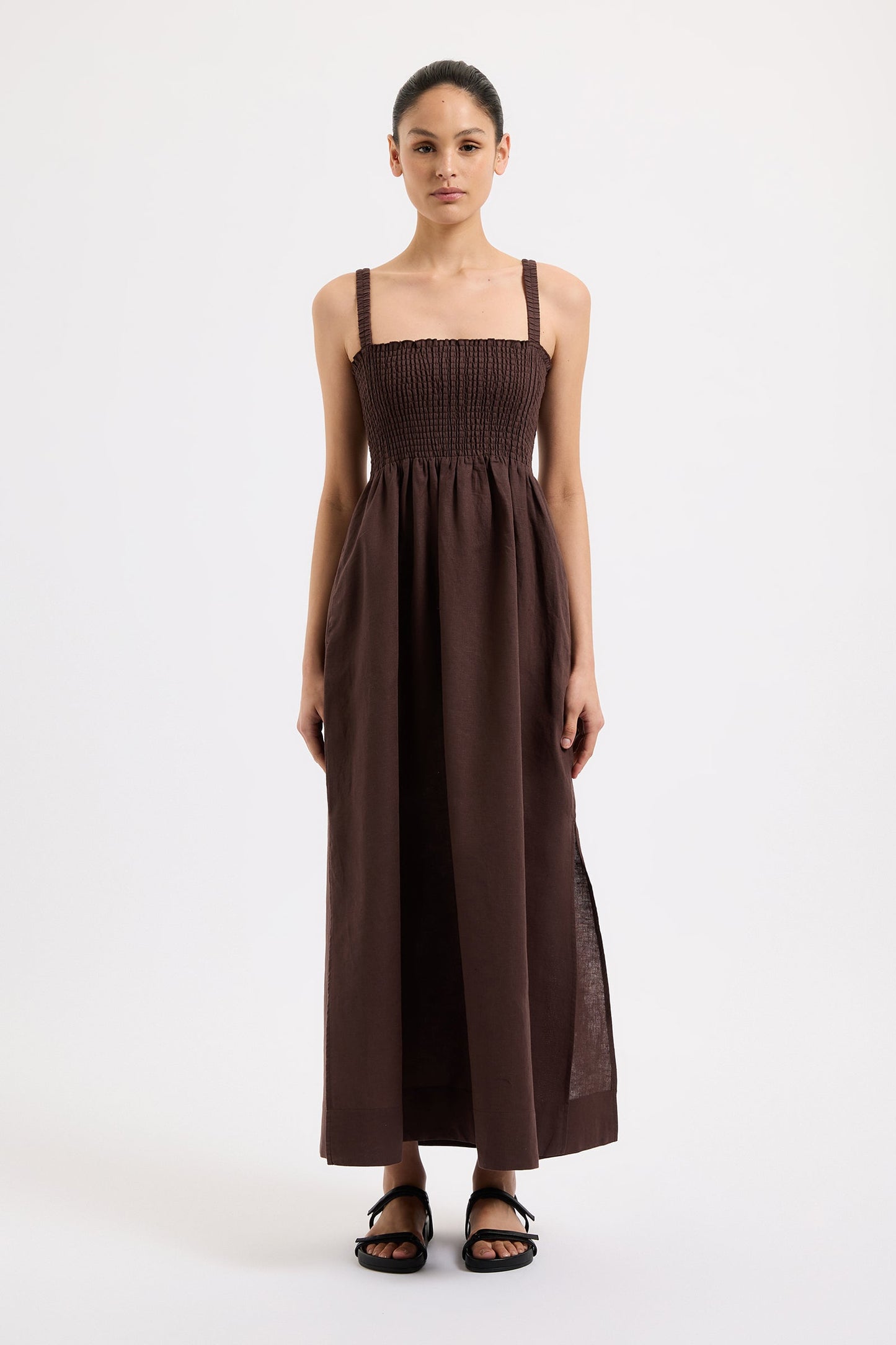 RYNN LINEN MAXI DRESS