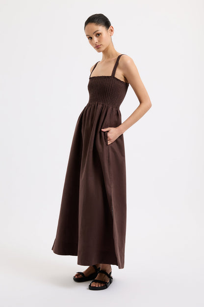 RYNN LINEN MAXI DRESS