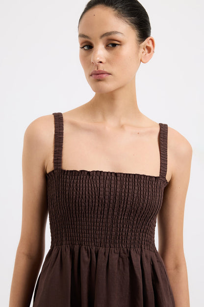 RYNN LINEN MAXI DRESS