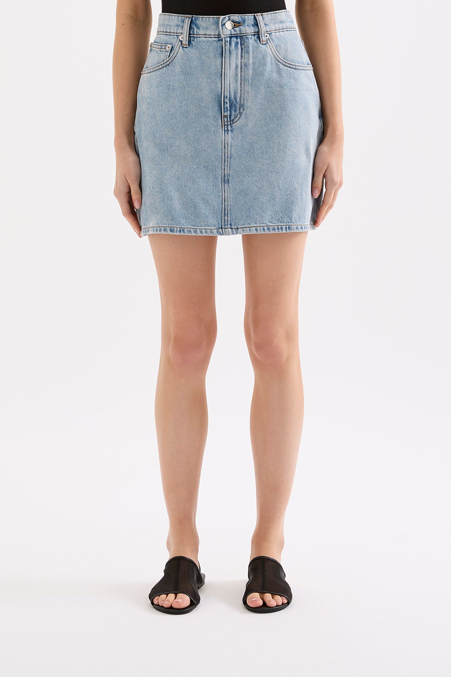 SIA DENIM MINI SKIRT
