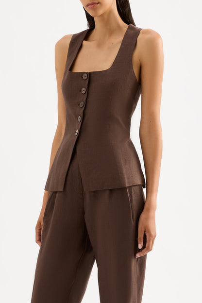 CLIO LINEN VEST