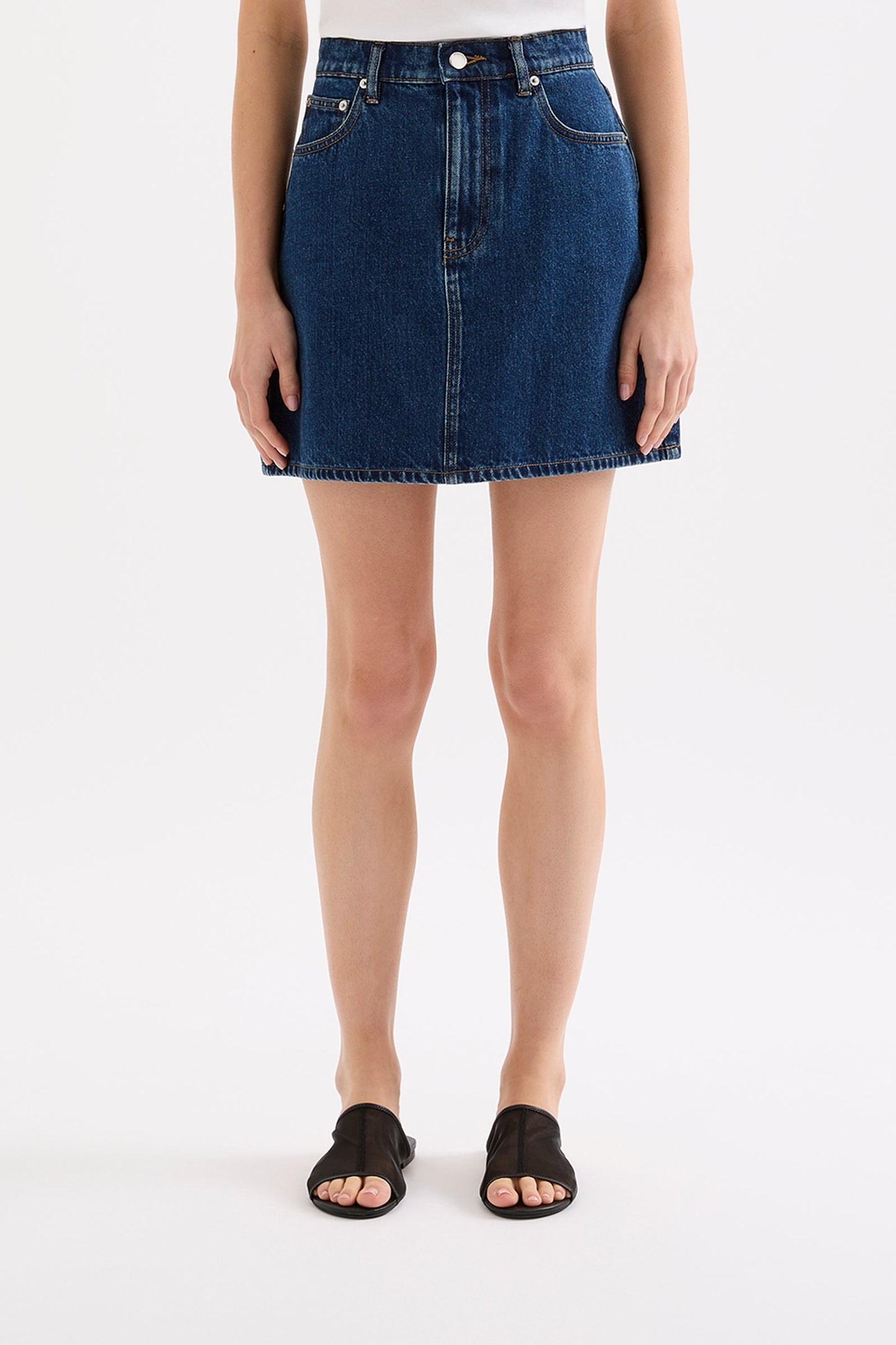 SIA DENIM MINI SKIRT