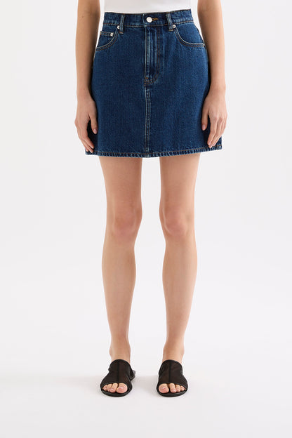 SIA DENIM MINI SKIRT