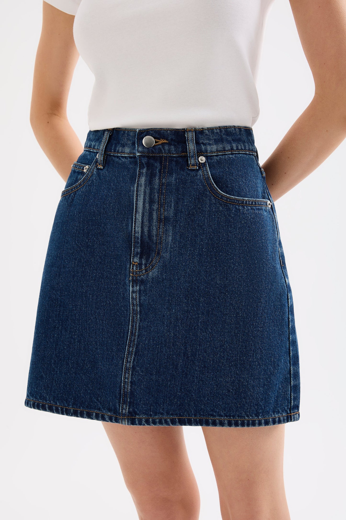 SIA DENIM MINI SKIRT