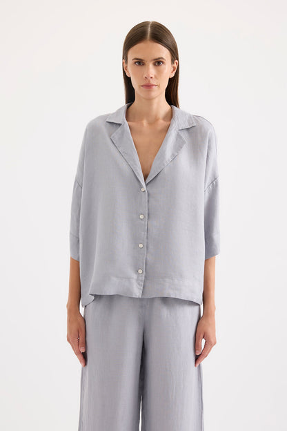 LOUNGE LINEN SHIRT