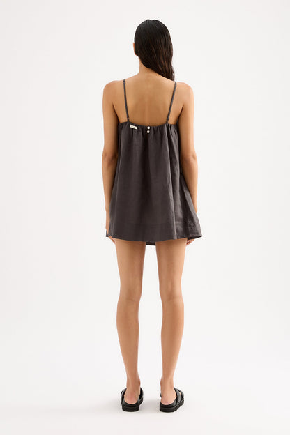 LOUNGE LINEN DRESS