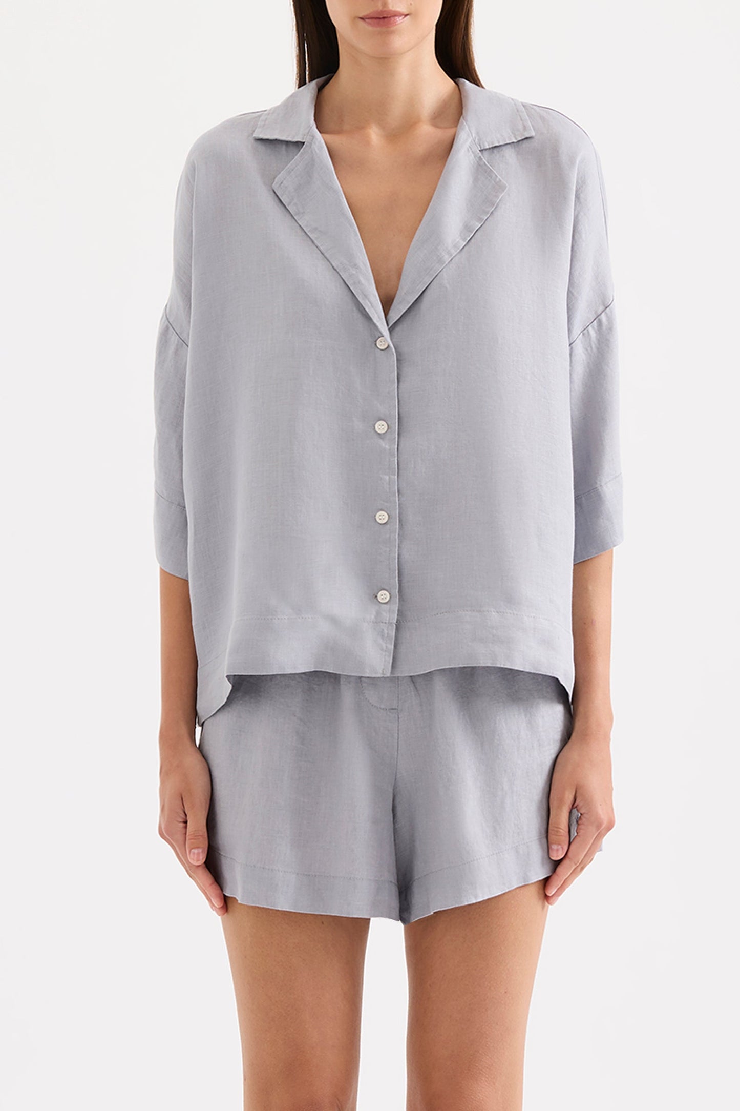LOUNGE LINEN SHIRT