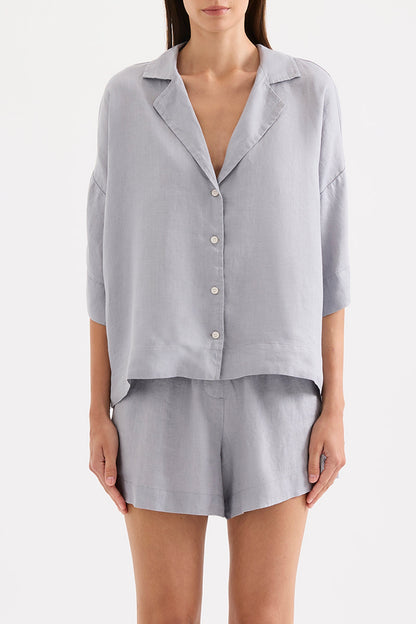 LOUNGE LINEN SHIRT