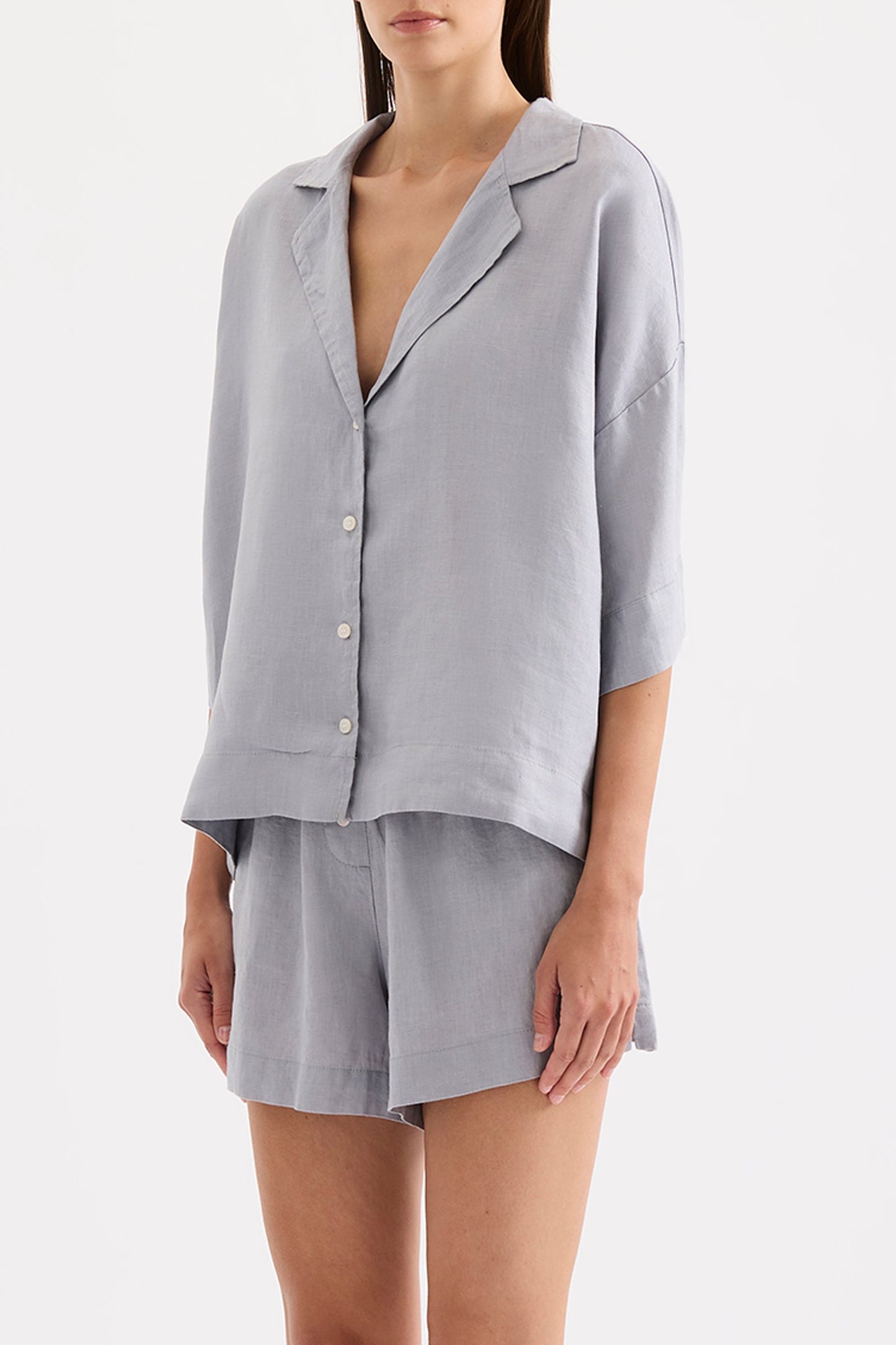 LOUNGE LINEN SHIRT
