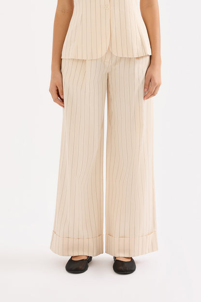 IRVING PINSTRIPE PANT