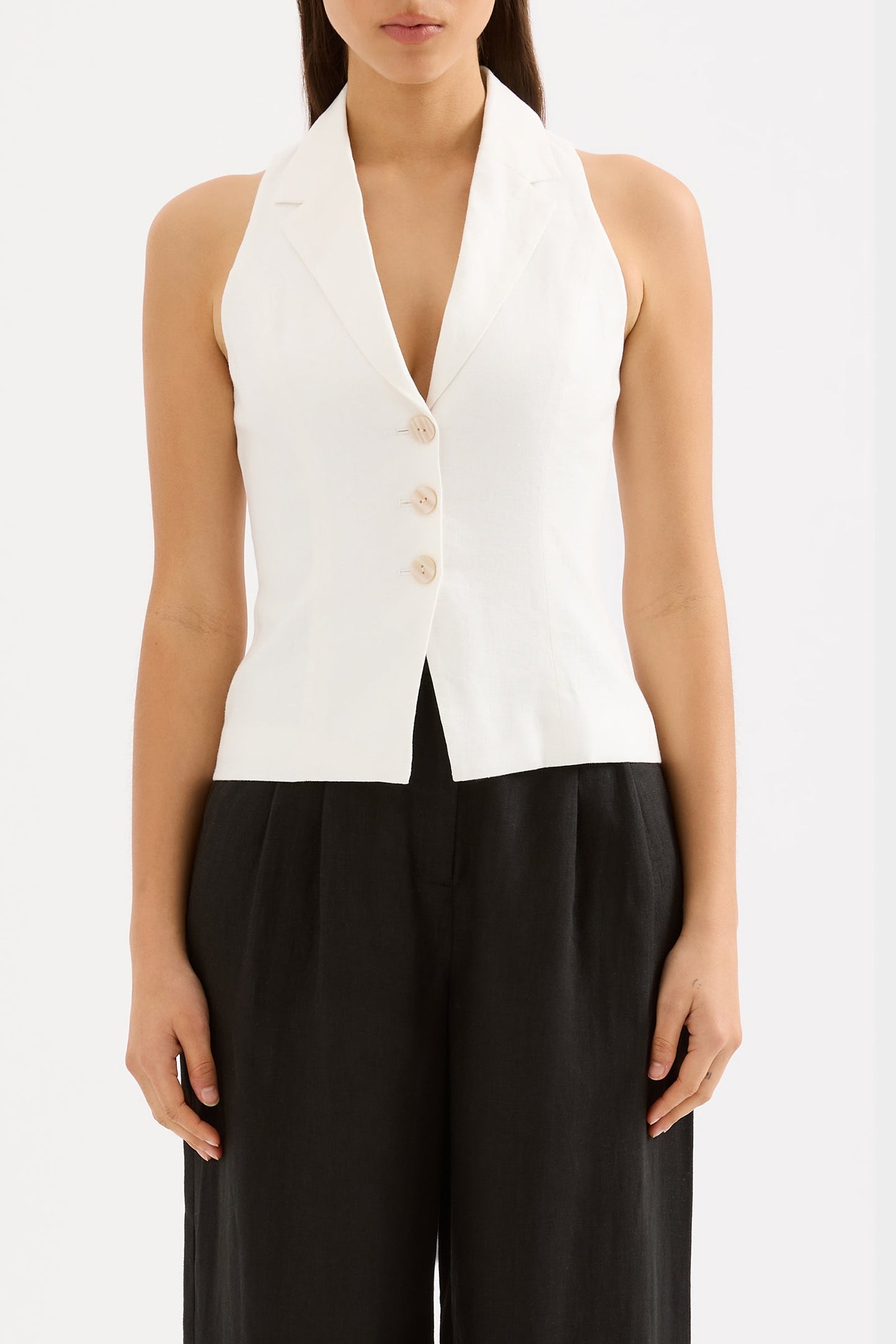 THILDA LINEN VEST