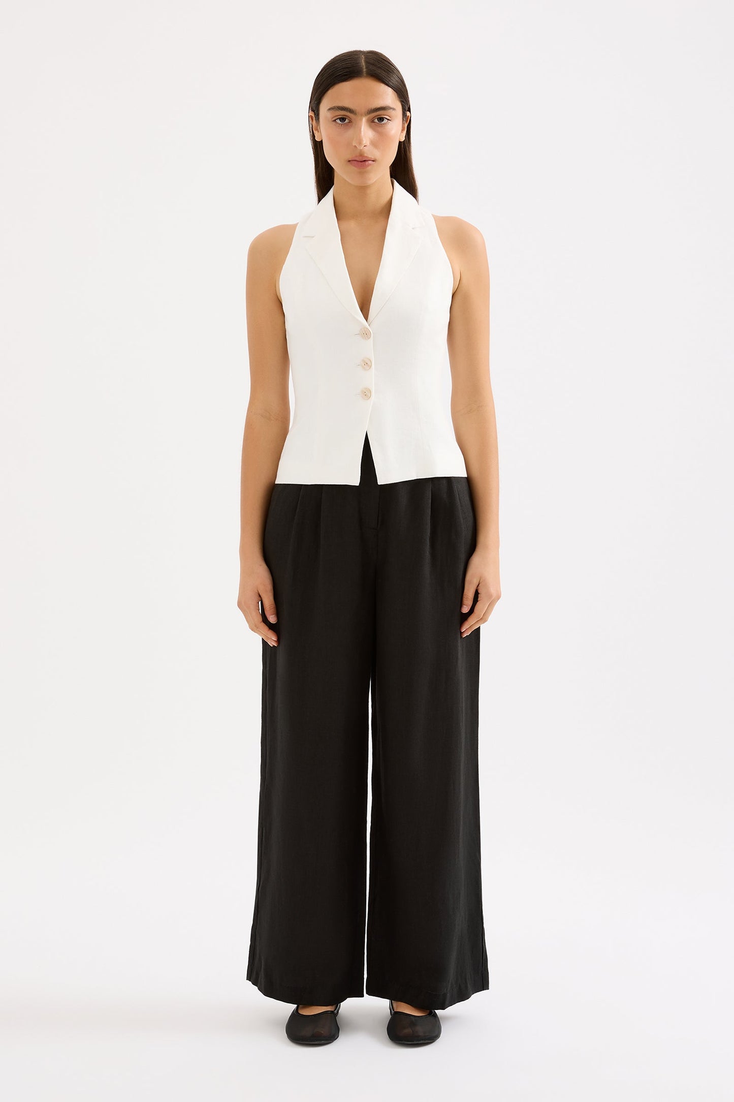 THILDA LINEN VEST