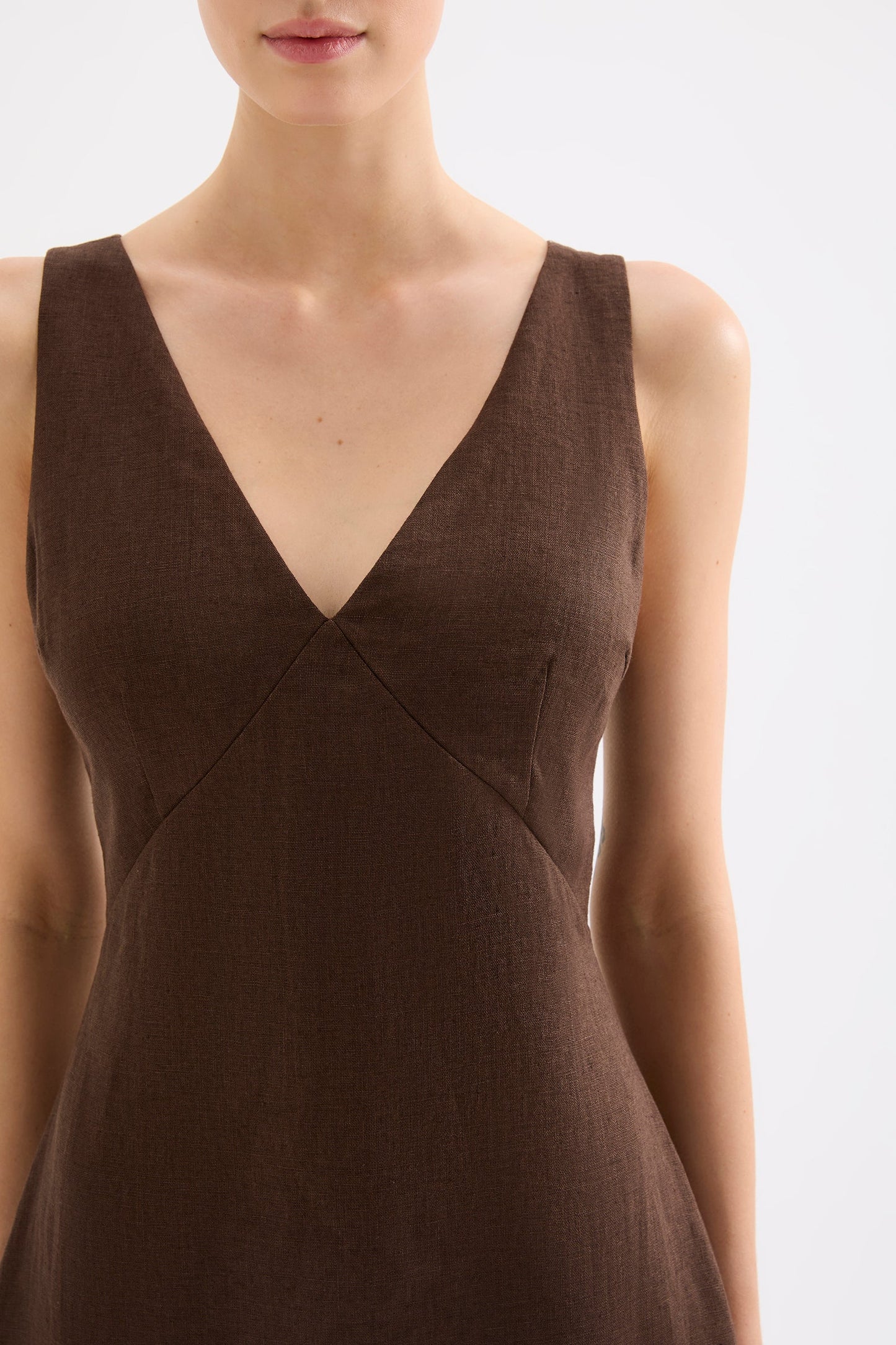 BLAIR LINEN MINI DRESS