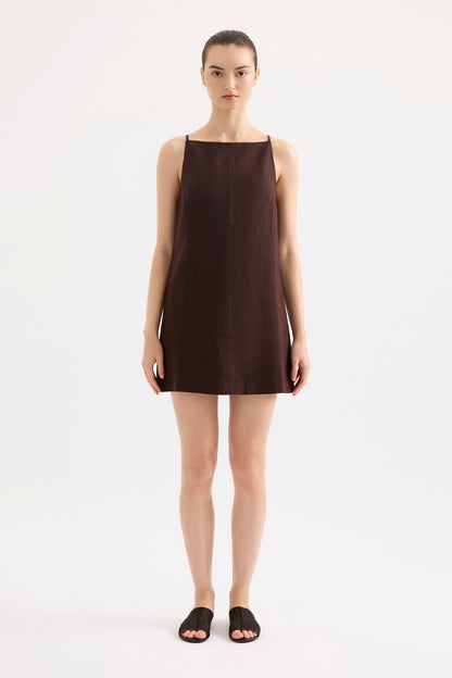 MIA LINEN MINI DRESS