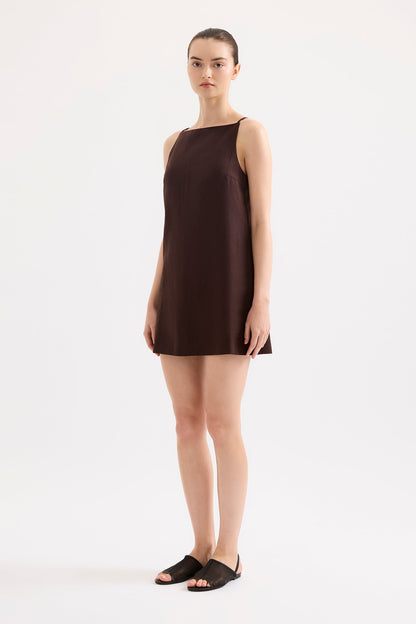 MIA LINEN MINI DRESS