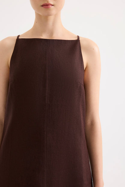 MIA LINEN MINI DRESS