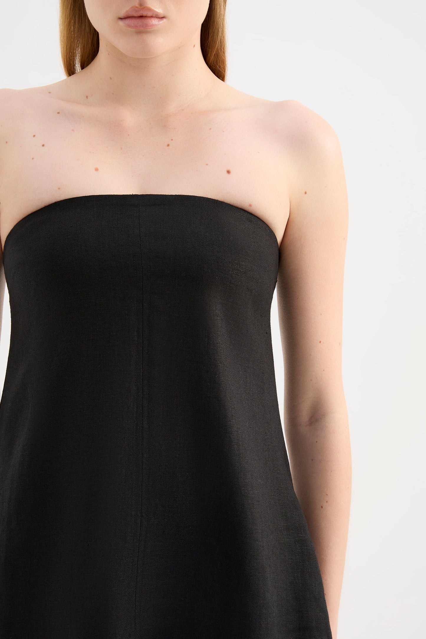 ELYSE LINEN MINI DRESS