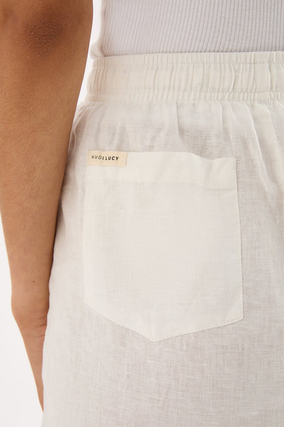 LOUNGE LINEN SKIRT