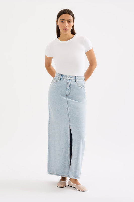 SIA DENIM MAXI SKIRT