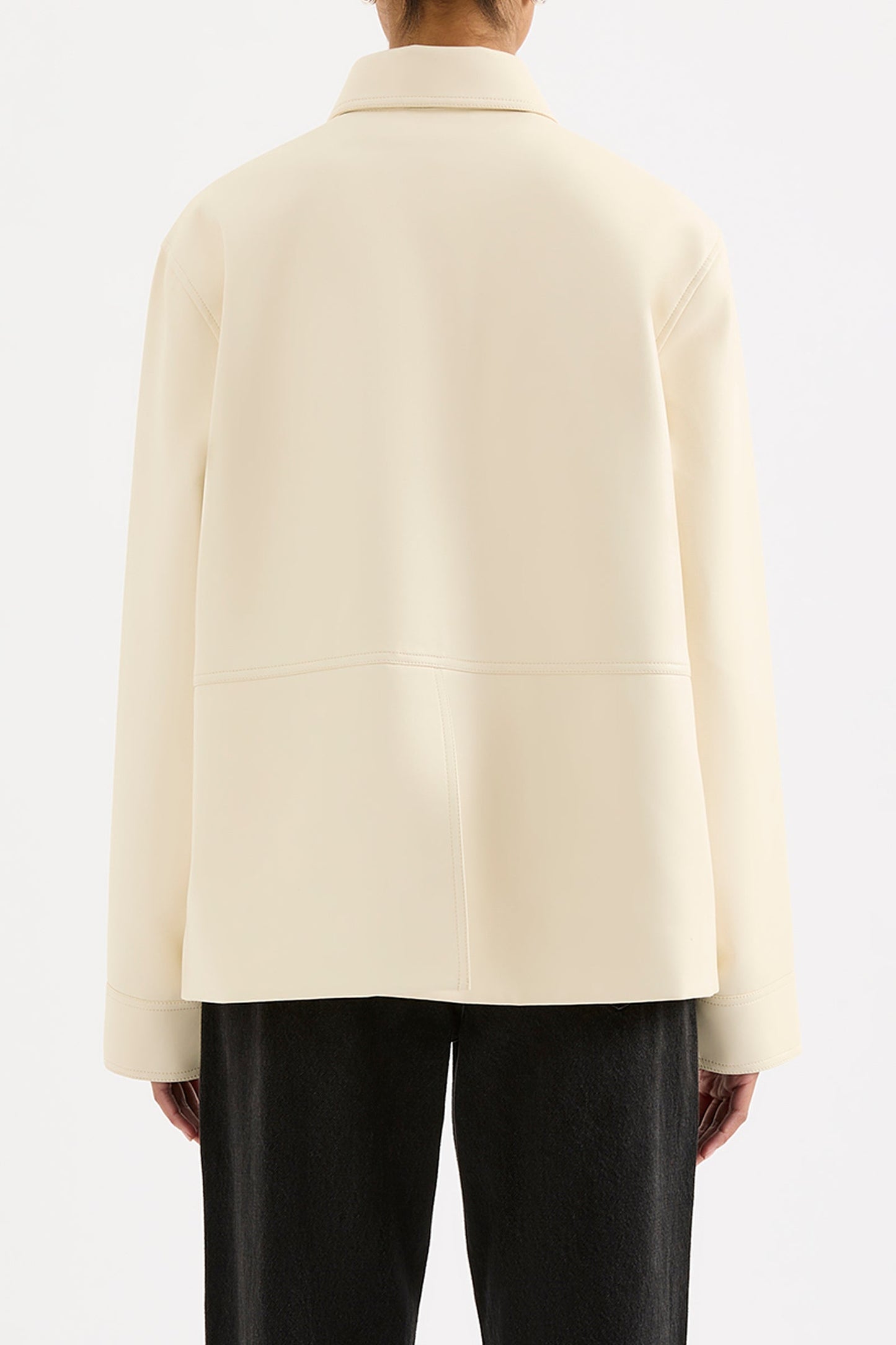 TELSEY FAUX LEATHER JACKET
