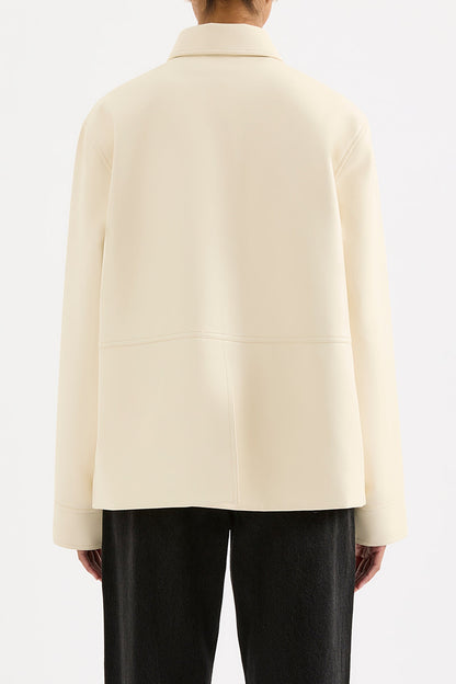 TELSEY FAUX LEATHER JACKET