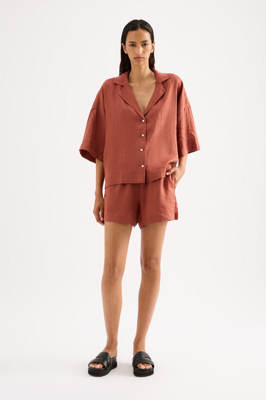 LOUNGE LINEN SHORT
