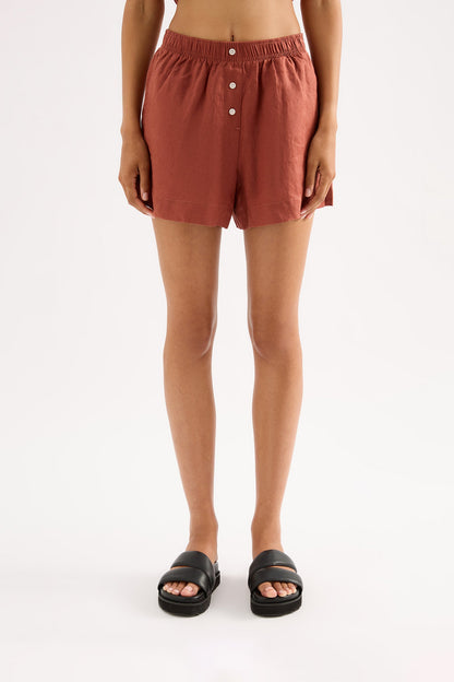 LOUNGE LINEN SHORT