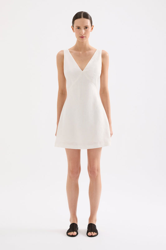 BLAIR LINEN MINI DRESS