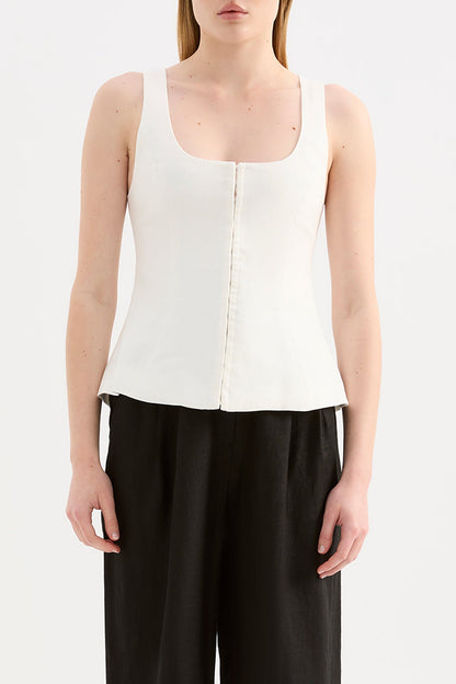 QUINN LINEN VEST