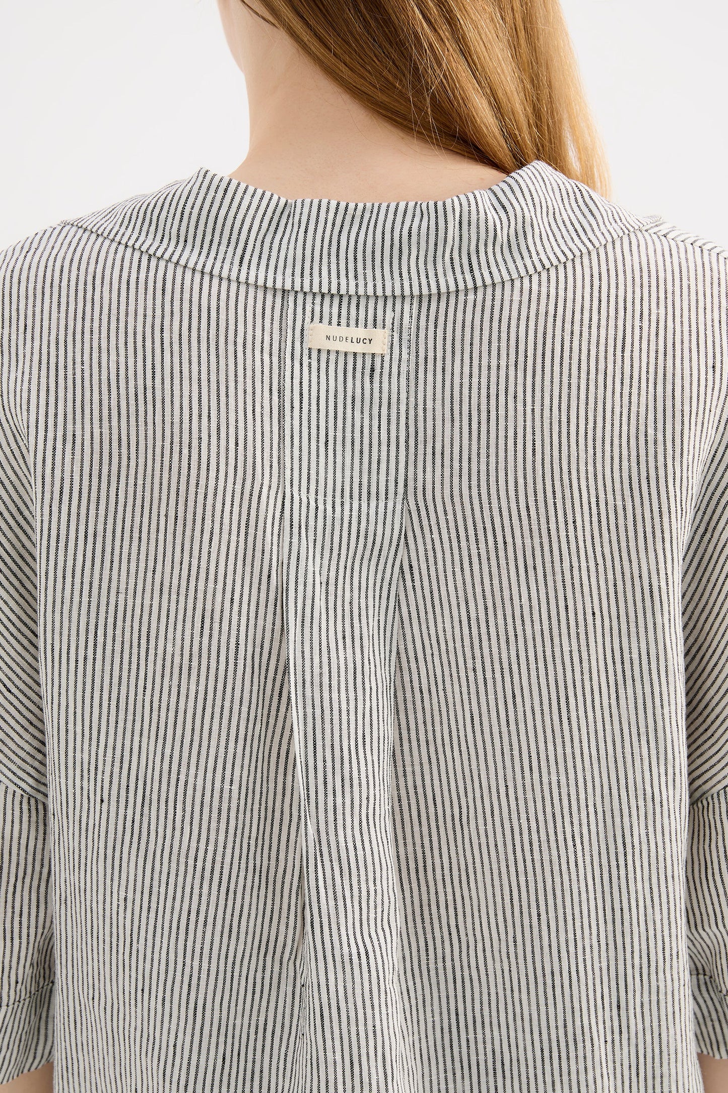 LOUNGE STRIPE LINEN SHIRT