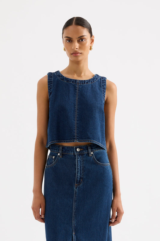 SIA DENIM TOP