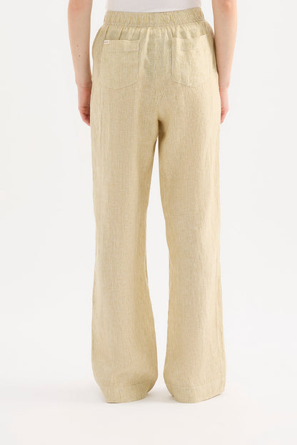 LOUNGE STRIPE LINEN PANT