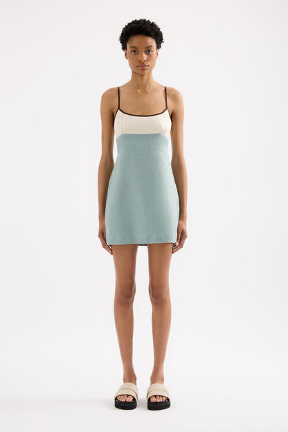 THILDA LINEN MINI DRESS