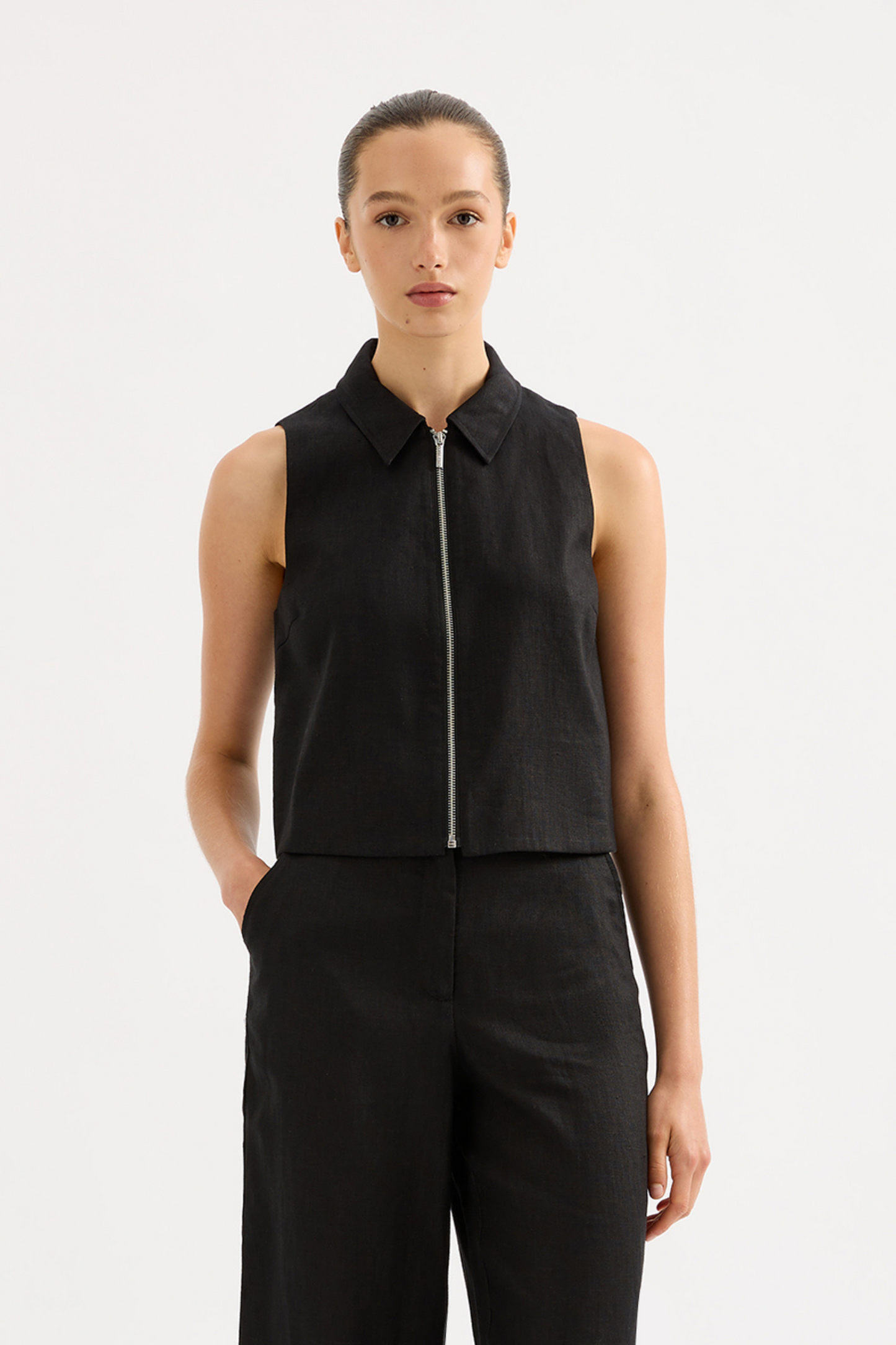 DALIA LINEN VEST