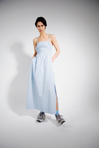 AKIRA POPLIN MAXI DRESS