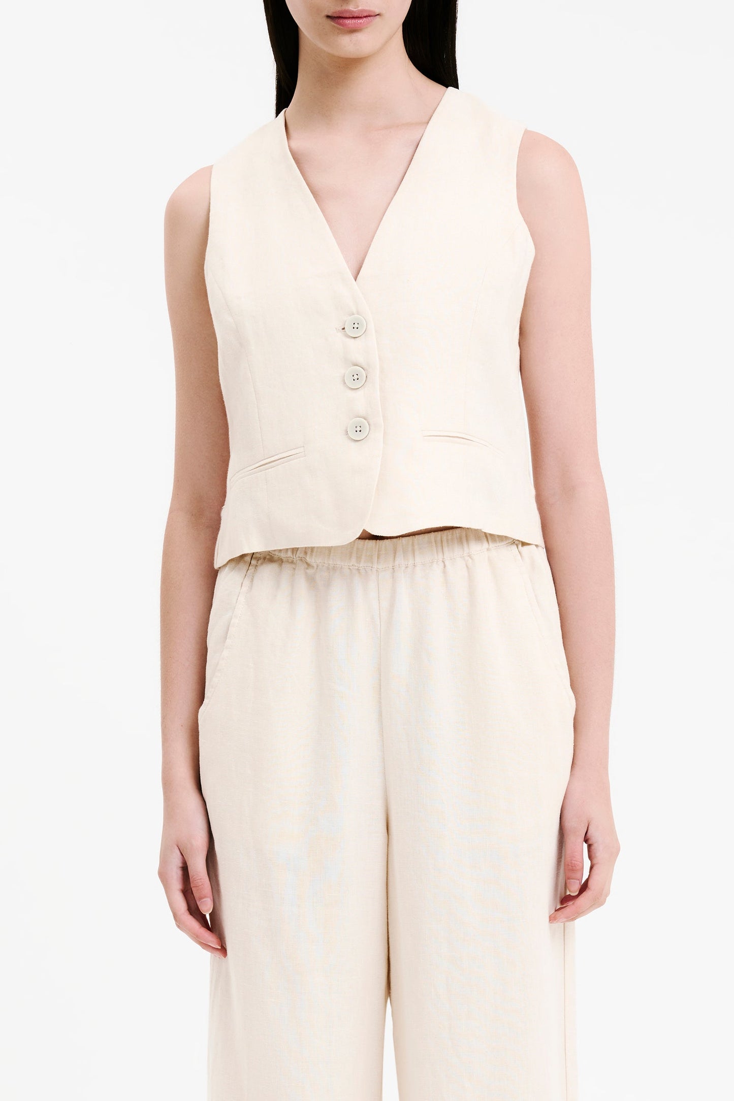 CERES LINEN VEST
