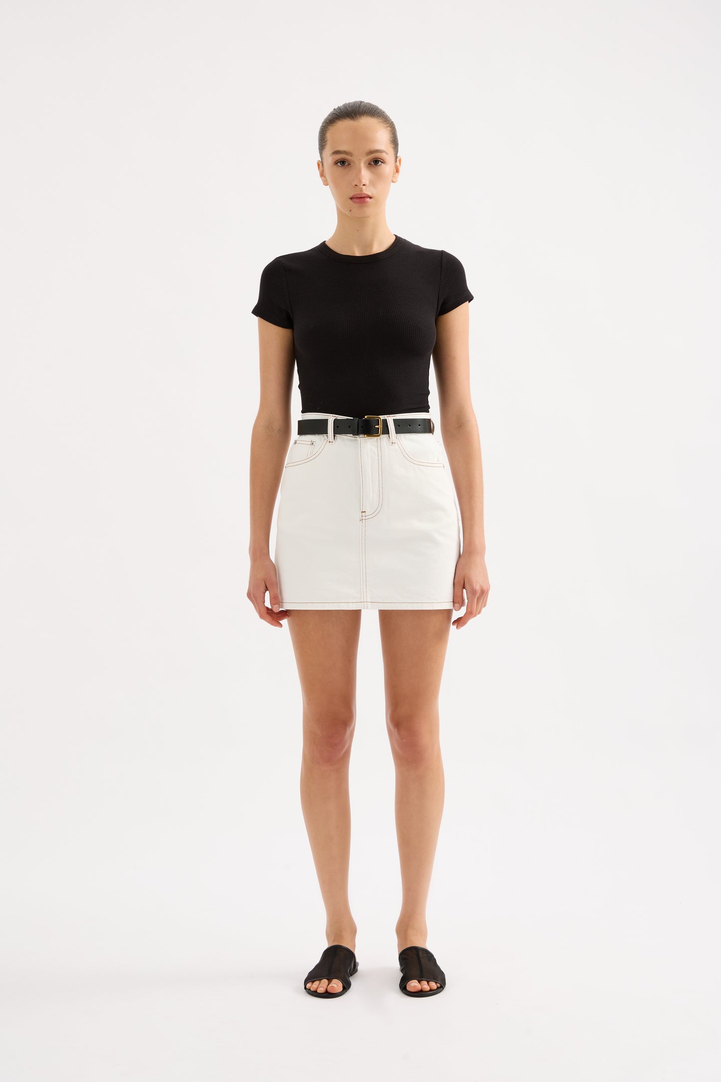 SIA DENIM MINI SKIRT